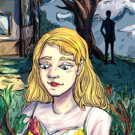 Концепт обложки к рассказу