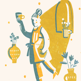 иллюстрация для фестиваля керамики