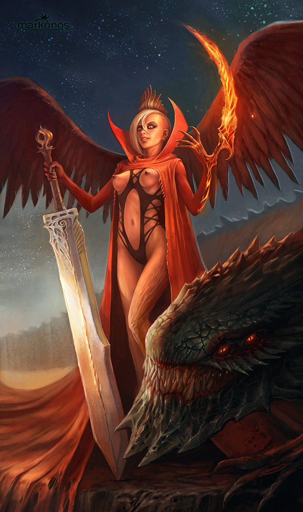 Крылатая. Художник Патронов Максим (markonos art)