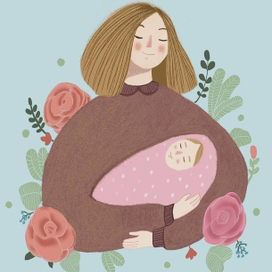 Мама и малышка 