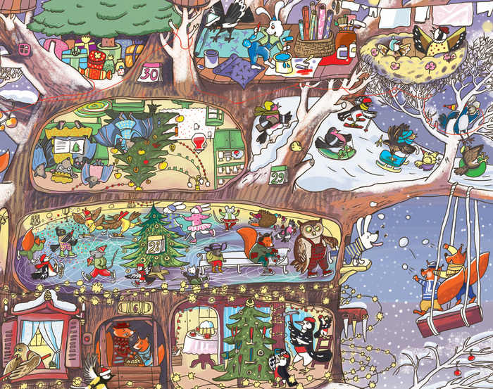  Адвент-календарь «Как Дед Мороз шапку искал» фрагмент