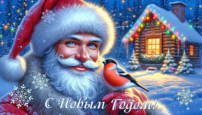 Новогодняя открытка FOR SALE. Корректируется.