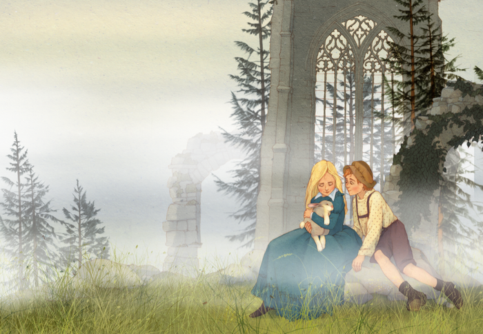 Маленькая белая лошадка