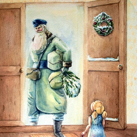 Рождественская открытка