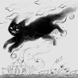 Иллюстрация для книги "Отчего кошку назвали кошкой"