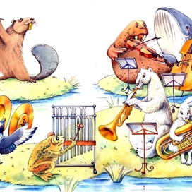 иллюстрация для музыкальной азбуки