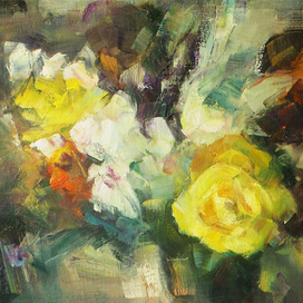 этюд с розой