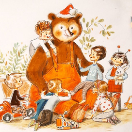 Медведь в детском саду