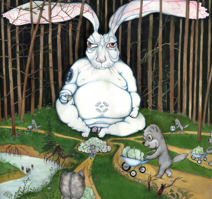 Заяц/волк. Для Bangbangstudio