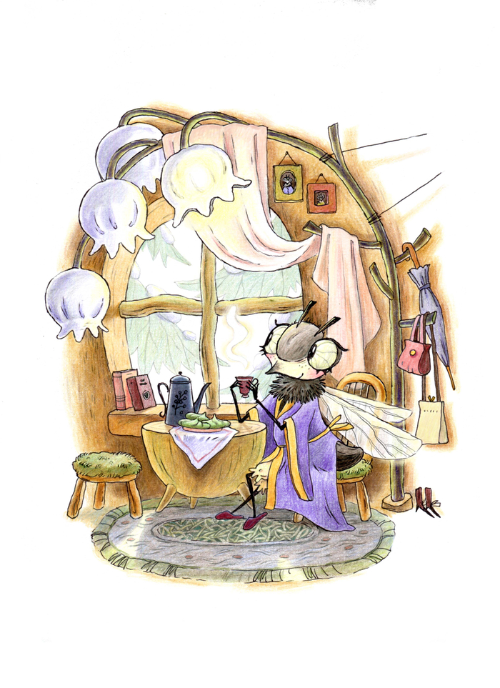 Муша за завтраком