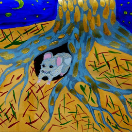 мышка из норки