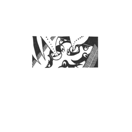 Иллюстрация к сборнику стихотворений Алексея Парщикова "Cyrillic Light"