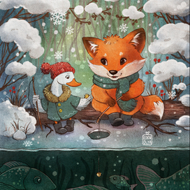 К сказке про Гусика и Лисоньку