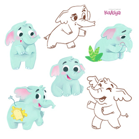 Разработка персонажа слоник