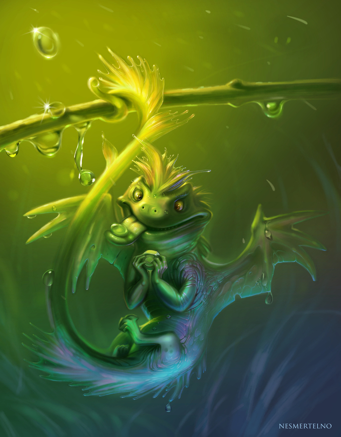 Дождевой дракон (Портрет с гайкой)