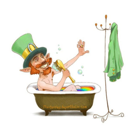 Банный день на радуге