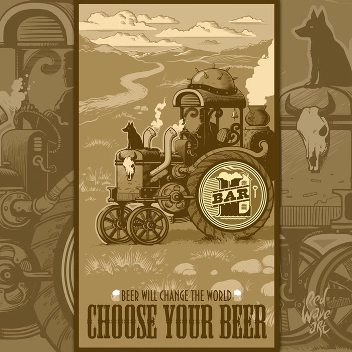 Poster to L-bar (SPb)