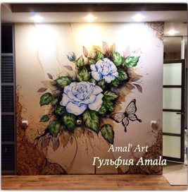 роспись стены