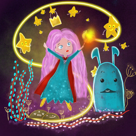 Девочка звездочка 