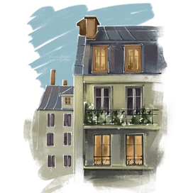 Городской скетч