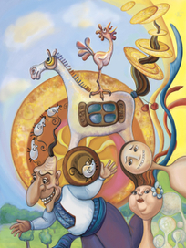 Домовитый конь в свете блинного солнца