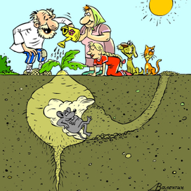 Мышка в репке