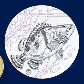 "Китайский окунь - ауха". Серия "Красная книга СССР"