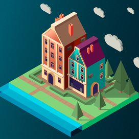 Дома в изометрии