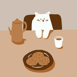 Котик (монохром)