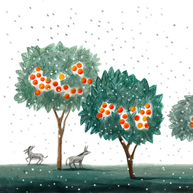 Иллюстрация к сказке Анны Никольской "Человек-Мандарин"