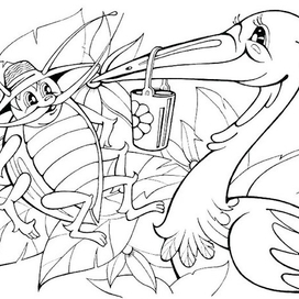 Буква Ж(раскраска)