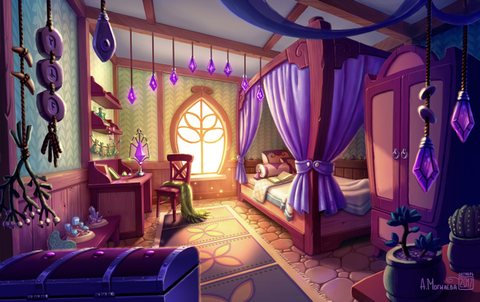 комната девочки-волшебницы