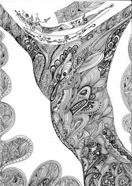 Графическая абстракция Карачевцевой Юли