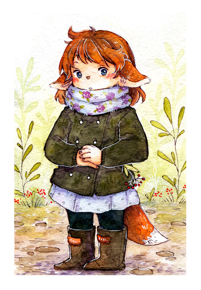 Малышка-лисичка