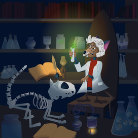 Мышонок Ральф. Эксперименты в лаборатории.