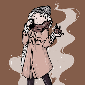 Девушка с кактусами (Anni idiotstile)