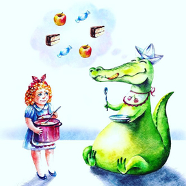 Мой любимый крокодил