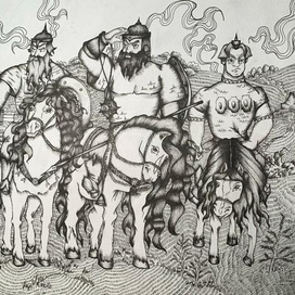 Три богатыря❤️‍🔥