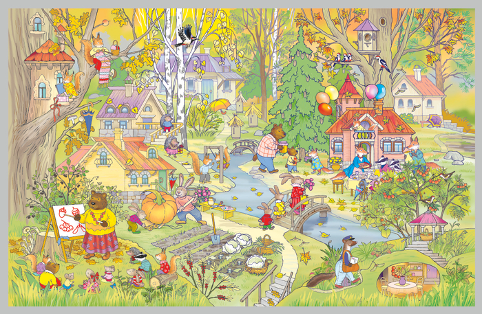 Сказочный лес. Осень.