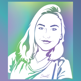Vector Portrait Flip-Flop Style