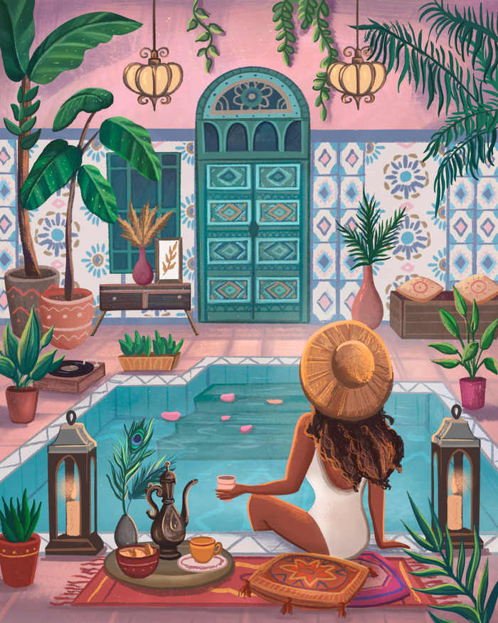 Восточный интерьер