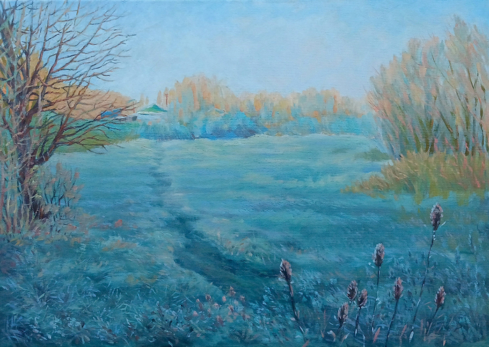 Розовое утро