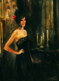 Роза в её волосах