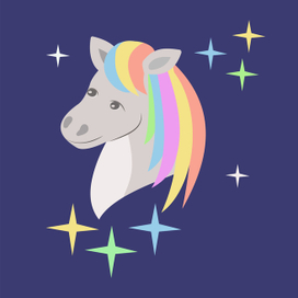 Радужная пони