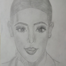 Портрет Ким Кардашян