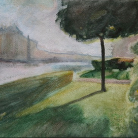 Утреннее солнце у Египетского моста