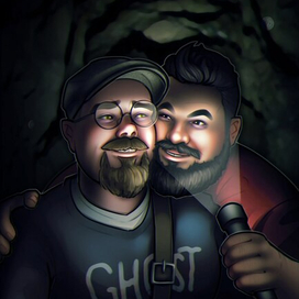 Мужики исследуют пещеры друг друга