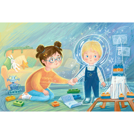Иллюстрация к книге "Тайна особенного космонавта"