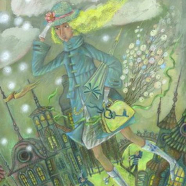 Спешащая на чашечку горячего латте