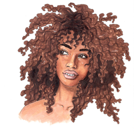 Портрет афроамериканки